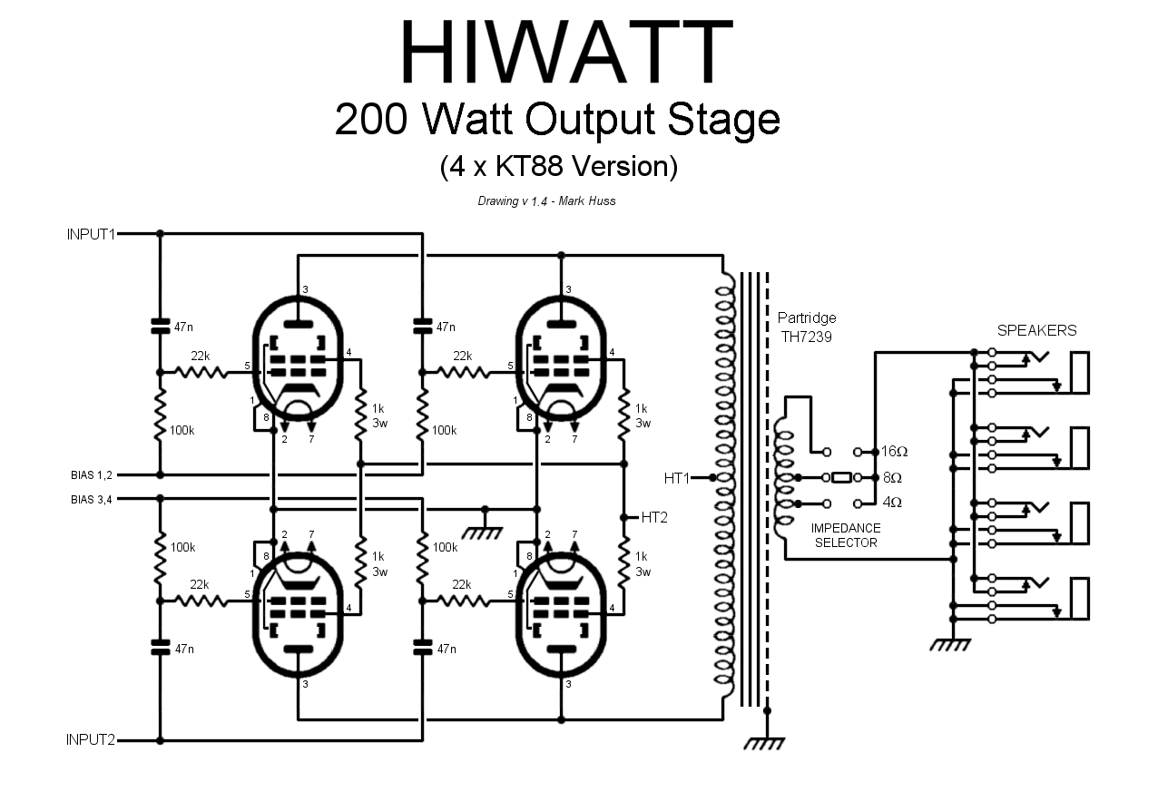 Kt88 Tube Amplifier Schematics 3113